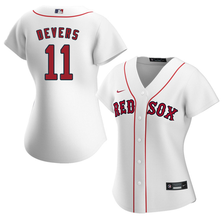 Nike Women #11 Rafael Devers Boston Red Sox Baseball Jerseys Sale-White